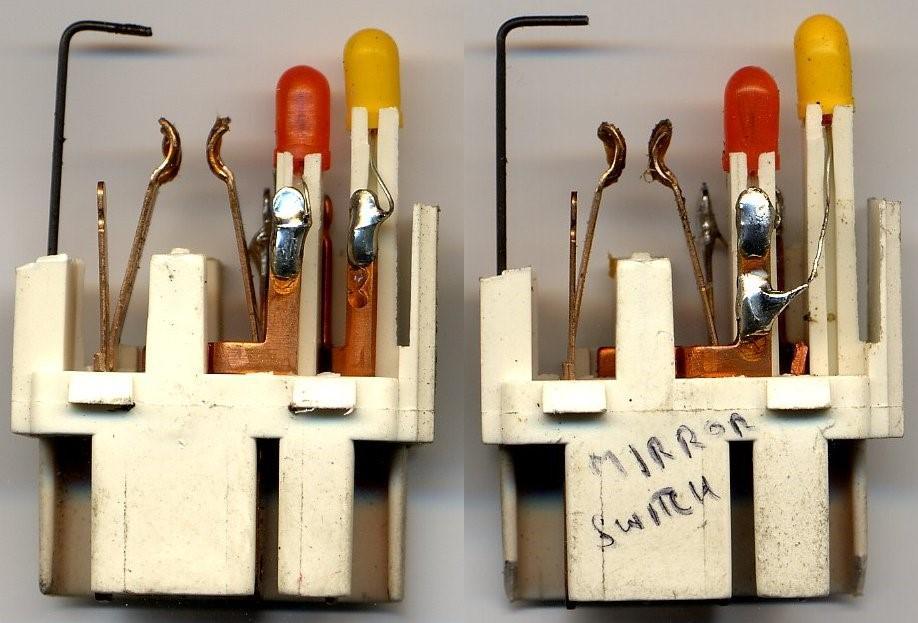 metro heated rear window switch for electric mirrors 2