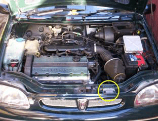 engine bay paint code location