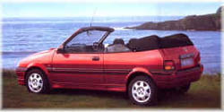 rover metro cabriolet rear