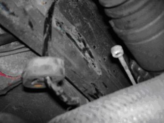 gear linkages removed from bracket
