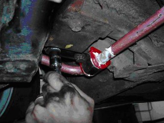 remove the two bolts