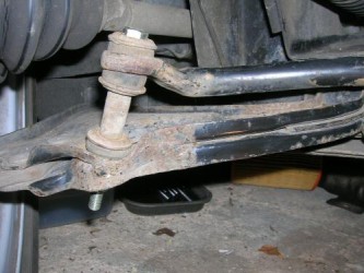 anti roll bar fitted