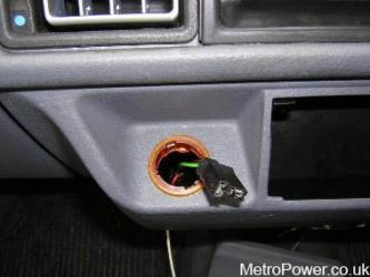 push wires through