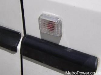 clear side repeater fitted to car