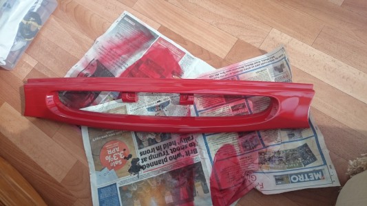 painted debadged rover 100 front grille