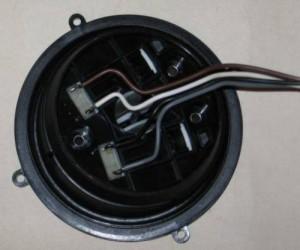 mirror actuators with wires attached