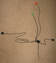 electric mirror wiring harness
