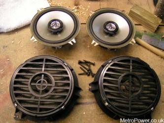 front speakers and mounts