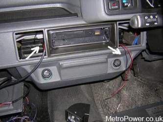 remove metro heater vents for access