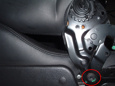 half leather seat remove torx t50