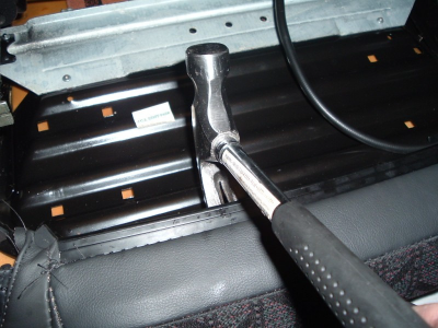 half leather seat unclip material