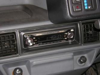 new head unit fitted in place