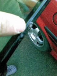 protect the B-post when fitting the opening rear window