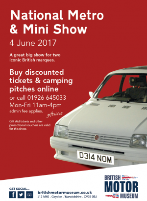 national mini and metro show flyer