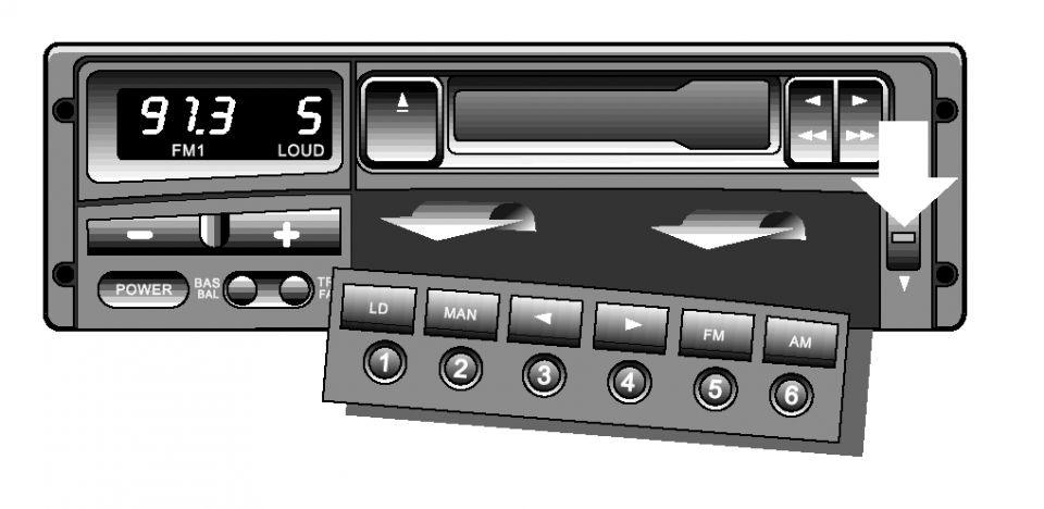 Entering the code on your Rover R660 radio
